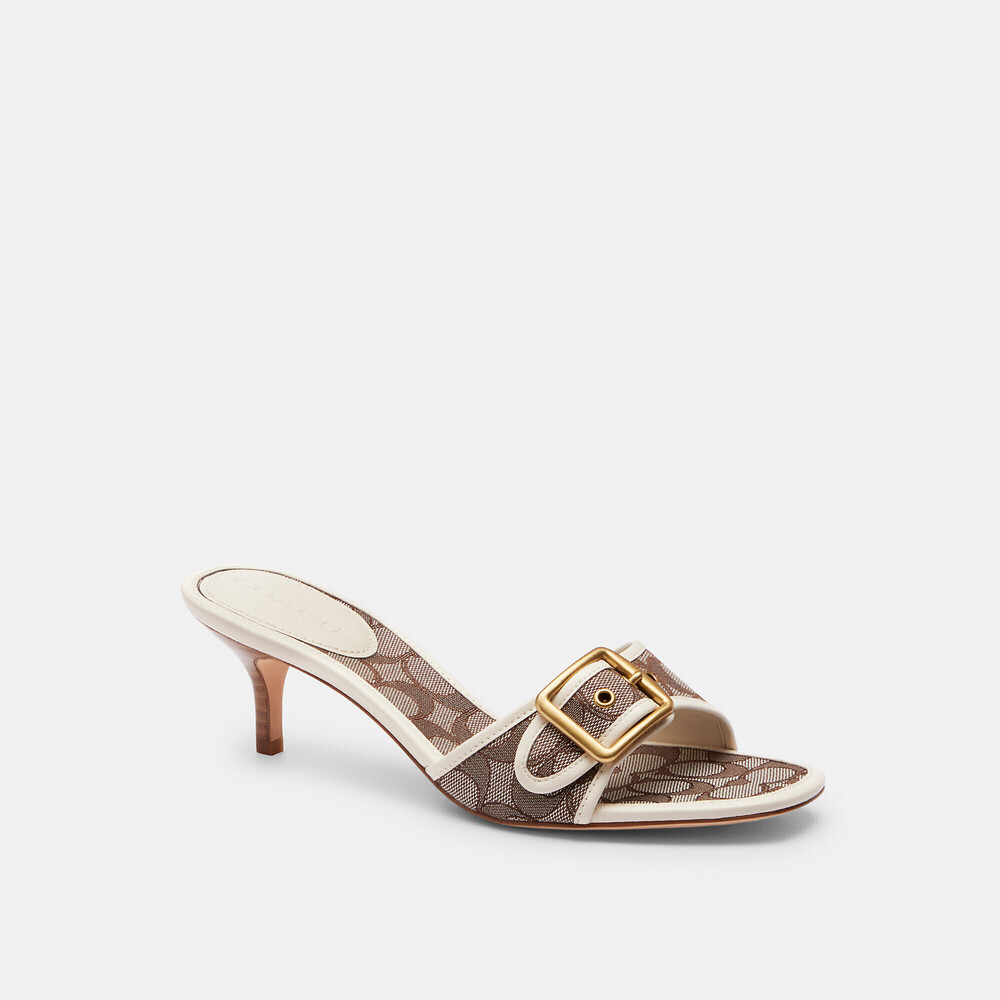 Coach Outlet Margot Sandal In Signature Jacquard